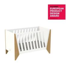 Nordi Kidson Baby Bed Oak Art.NF02001-1 White