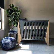Nordi Kidson Baby Bed Oak Art.NF02001-1 White
