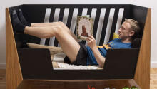 Nordi Kidson Baby Bed Oak Art.NF02001-2 Black