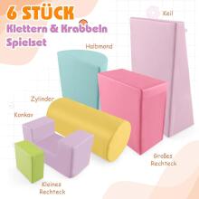 Costway Foam Building Blocks Art.159962 Light Pink