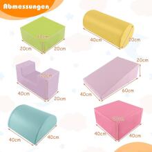 Costway Foam Building Blocks Art.159962 Light Pink