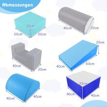 Costway Foam Buildings Blocks  Art.159975 Blue