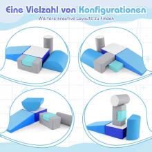 Costway Foam Buildings Blocks  Art.159975 Blue