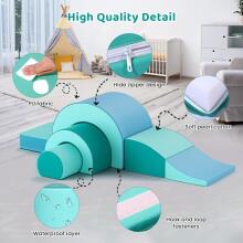 Minenice Foam Building Blocks Art.159980 Turquoise