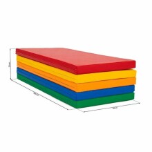 Iglu Soft Mat Set Art.159982 Color  Комплект матов-матрасов для спорта и игр,5 шт