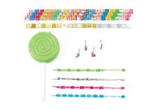 MAKE IT REAL Shrink Magic Lollipop Bracelet Kit