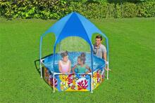 Bestway 5618T Steel Pro UV Careful Splash-in-Shade Play Pool