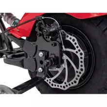 Motorcycle Chopper Warrior Art.160676 Red Powerful 12v kids ride on/moto
