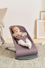 Babybjorn Balance Bouncer Bliss Art.006034 Dark Purple Cotton šūpuļkrēsls