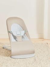 Babybjorn Babysitter Balance Soft Art.005383 Woven/Jersey, beige/grey   šūpuļkrēsls