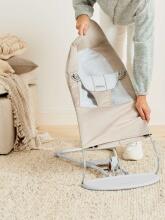 Babybjorn Babysitter Balance Soft Art.005383 Woven/Jersey, beige/grey   šūpuļkrēsls