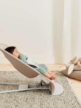 Babybjorn Babysitter Balance Soft Art.005383 Woven/Jersey, beige/grey   šūpuļkrēsls