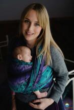 Little Frog  Wrap Sling Art.160782 Dark Meadow