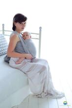 Little Frog  Wrap Sling  Art.160810 Grey Cube