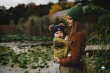 Little Frog  Wrap Sling  Art.160821 Gold Wonderlust
