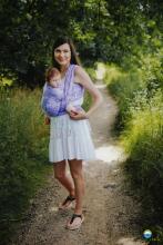 Little Frog  Wrap Sling  Art.160833 Navy Illusion