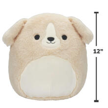 SQUISHMALLOWS W18 Fuzz-A-Mallows Plīša rotaļlieta, 30 cm