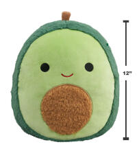 SQUISHMALLOWS W18 Fuzz-A-Mallows Plīša rotaļlieta, 30 cm