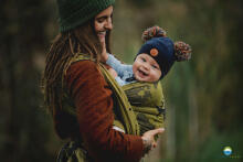 Little Frog Wrap Sling Art.160913 Gold Wonderlust
