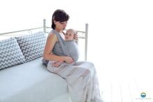 Little Frog Wrap Sling Art.160971 Grey Cube