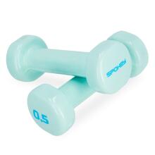 A set of vinyl dumbbells Spokey SHAPE 2x 0,5 kg