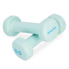 A set of vinyl dumbbells Spokey SHAPE 2x 0,5 kg