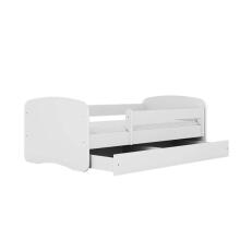 Bed babydreams white without pattern without drawer without mattress 160/80