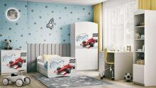 Bed babydreams white formula with drawer with non-flammable mattress 180/80