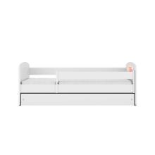 Bed babydreams white teddybear butterflies with drawer with non-flammable mattress 160/80