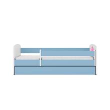 Bed babydreams blue princess on horse without drawer without mattress 180/80