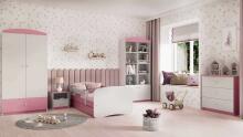 Bed babydreams pink without pattern without drawer without mattress 140/70