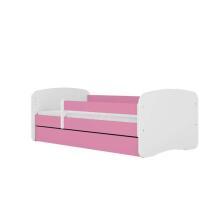 Bed babydreams pink without pattern with drawer without mattress 160/80