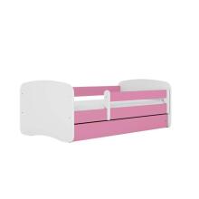 Bed babydreams pink without pattern with drawer without mattress 160/80