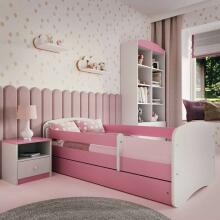 Bed babydreams pink without pattern with drawer without mattress 180/80