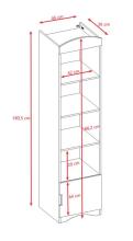 Single bookcase classic