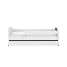 Bed babydreams white raccoon with drawer with non-flammable mattress 160/80