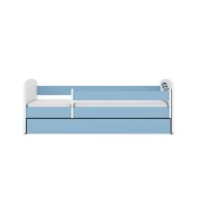 Bed babydreams blue raccoon with drawer with non-flammable mattress 180/80