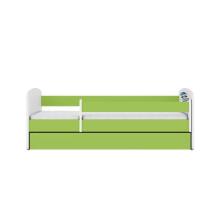 Bed babydreams green raccoon with drawer with non-flammable mattress 180/80