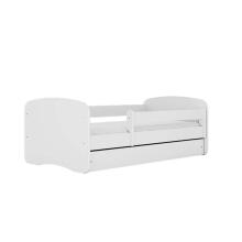 Babydreams white bed, without a pattern, without a drawer, latex mattress 160/80