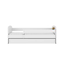 Bed babydreams white truck with drawer with non-flammable mattress 140/70