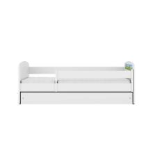 Bed babydreams white safari with drawer with non-flammable mattress 180/80