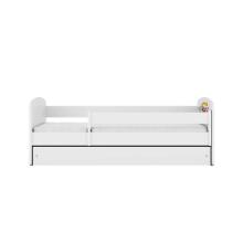 Bed babydreams white zoo with drawer with non-flammable mattress 160/80