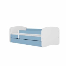 Bed babydreams blue baby elephant with drawer with non-flammable mattress 140/70