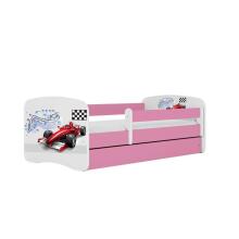 Bed babydreams pink formula with drawer with non-flammable mattress 180/80