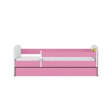Bed babydreams pink digger with drawer with non-flammable mattress 180/80