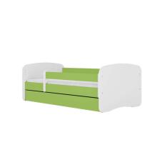 Bed babydreams green princess on horse with drawer with non-flammable mattress 180/80
