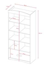 Bookcase Julia white