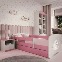 Bed babydreams pink horse without drawer without mattress 180/80