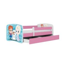 Bed babydreams pink frozen land without drawer without mattress 140/70
