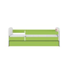 Bed babydreams green frozen land with drawer without mattress 140/70